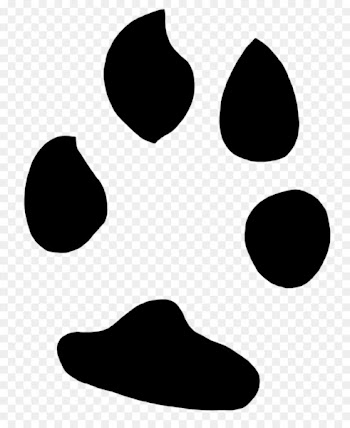 Easter Bunny Paw Rabbit Footprint Clip art - footprint 