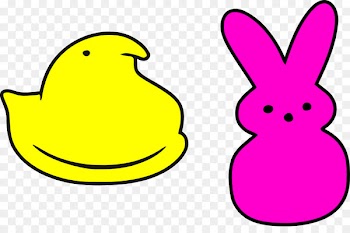 Easter Bunny Peeps Marshmallow Scalable Vector Graphics Clip art - Peeps Logo Cliparts 