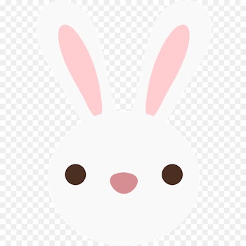 Easter Bunny Pink M - easter bunny png 