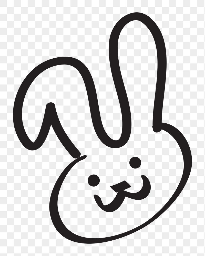 Easter bunny png sticker, festive | Free Icons - rawpixel