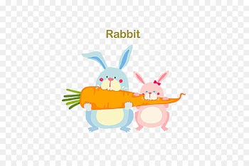 Easter Bunny Rabbit Carrot - A carrot Bunny 