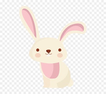 Easter Bunny Rabbit Cartoon Illustration - Vector cute little bunny 