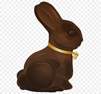 Easter Bunny Rabbit Clip art - Easter Choco Bunny PNG Clip Art Image 