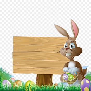 Easter Bunny Rabbit Clip art - Wooden rabbit 