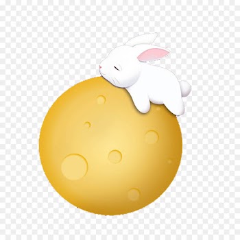 Easter Bunny Rabbit Moon - Moon 
