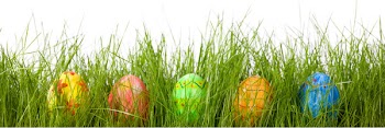 Easter Bunny Red Easter egg Egg hunt - Beautiful Easter Eggs In Grass PNG 