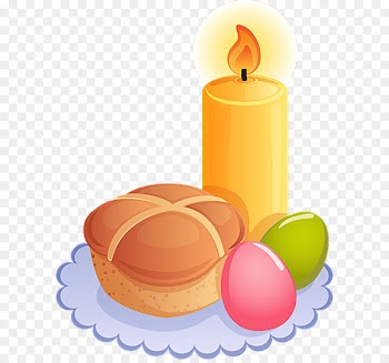 Easter Bunny Religion Paschal candle Clip art - Easter Candle Cliparts 