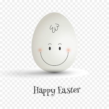 Easter Bunny Smile Easter egg - Vector Easter 