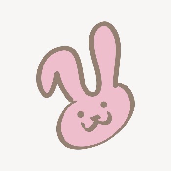 Easter bunny sticker, festive doodle | Free Icons - rawpixel