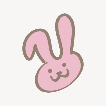Easter bunny sticker, festive doodle | Free Icons - rawpixel
