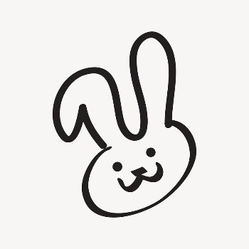 Easter bunny sticker, festive doodle | Free Icons - rawpixel