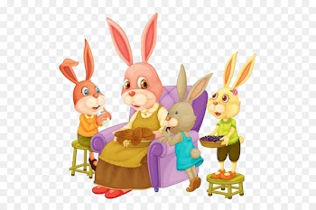 Easter Bunny The Tale of Peter Rabbit Family Clip art - Rabbit family 