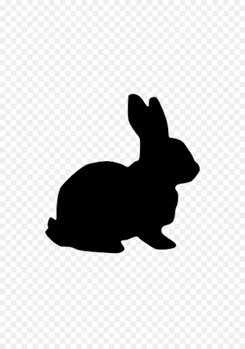 Easter Bunny White Rabbit Hare Clip art - shadow 