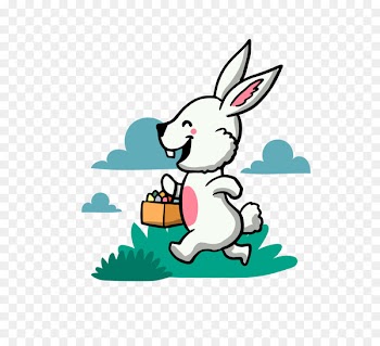 Easter Bunny White Rabbit Hare European rabbit - Cute bunny 