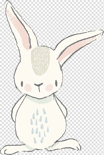 Easter Bunny White Rabbit Watercolor painting , rabbit, rabbit transparent background PNG clipart