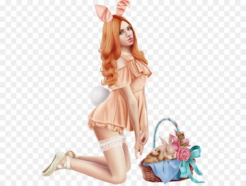 Easter Bunny Woman Carnival - Easter 