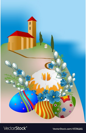 easter composition