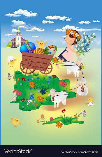easter composition