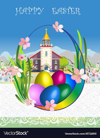 easter composition