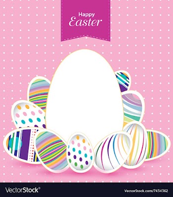 Easter day for egg on design Colorful pattern for vector image