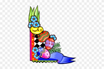 Easter Egg Border Royalty Free Vector Clip Art Illustration - Easter Clip Art Borders