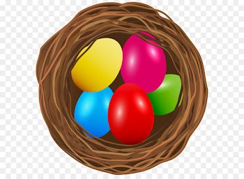 Easter egg Clip art - Easter Egg Nest Transparent PNG Clip Art Image 