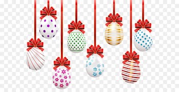 Easter egg Clip art - Easter Hanging Eggs Transparent PNG Clip Art Image 