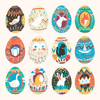 Easter egg designs collection | Free stock vector - 563508