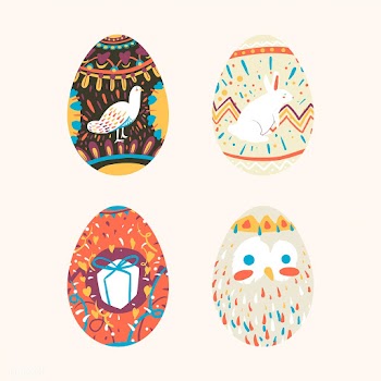 Easter egg designs collection | Free stock vector - 563526