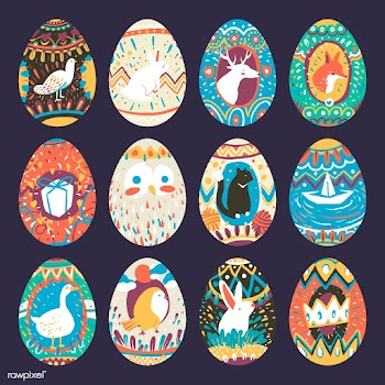 Easter egg designs collection | Free stock vector - 563533