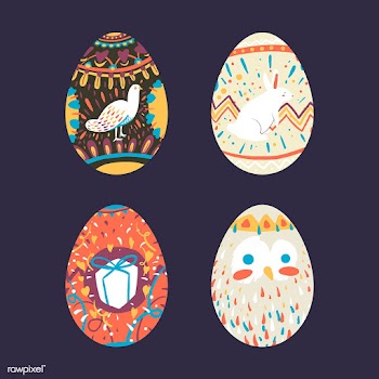 Easter egg designs collection | Free stock vector - 563552