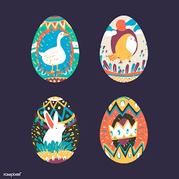 Easter egg designs collection | Free stock vector - 563553