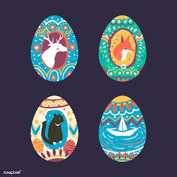 Easter egg designs collection | Free stock vector - 563554