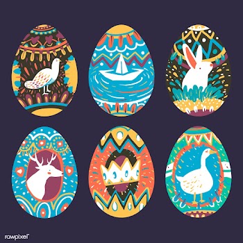Easter egg designs collection | Free stock vector - 563557