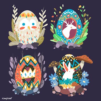 Easter egg designs collection | Free stock vector - 563562