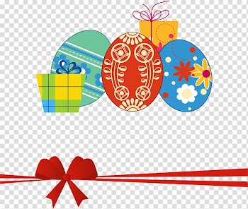 Easter egg Easter postcard Gift, Eggs gifts transparent background PNG clipart
