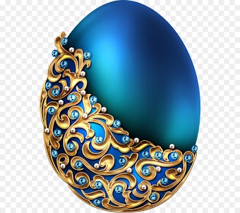 Easter egg Egg decorating Clip art - Blue Eggs 
