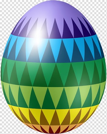 Easter egg Euclidean , Colorful triangular eggs transparent background PNG clipart