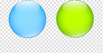 Easter egg Green Sphere, Colored glass spheres transparent background PNG clipart
