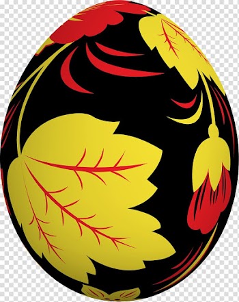 Easter egg, Hand painted colorful eggs transparent background PNG clipart