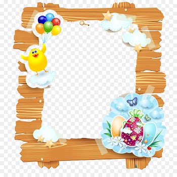 Easter egg Illustration - Cute eggs decorated with Easter motifs 