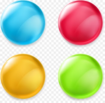 Easter egg Material Wallpaper - Vector hand-painted four round button 