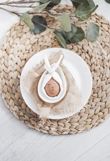 Easter Egg on Plate