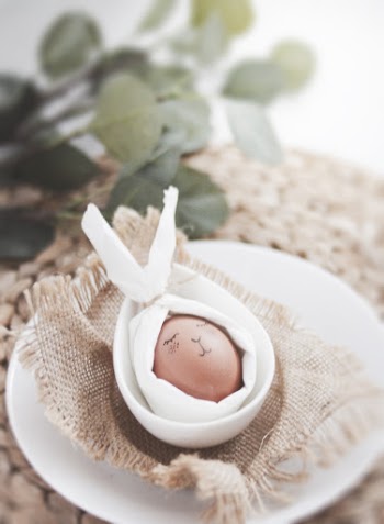 Easter Egg on Plate