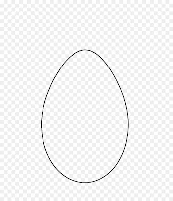 Easter egg Oval Shape - watercolor egg 