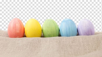 Easter egg RGB color model, Color Easter eggs transparent background PNG clipart