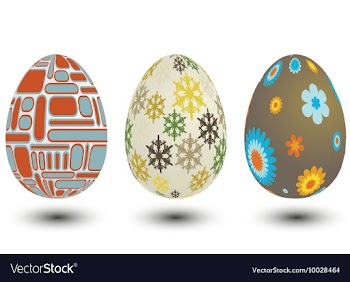 Easter egg vector image