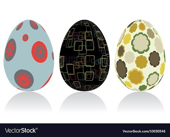 Easter egg vector image