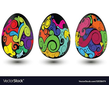 Easter egg vector image
