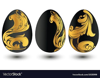 Easter egg vector image